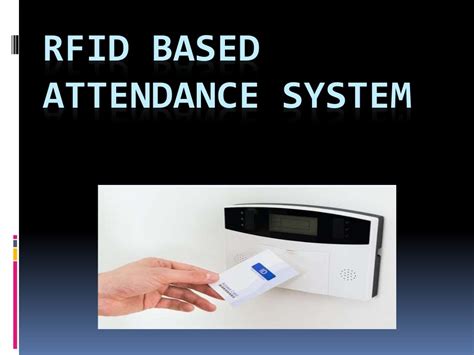 active rfid based attendance system|rfid based attendance system pdf.